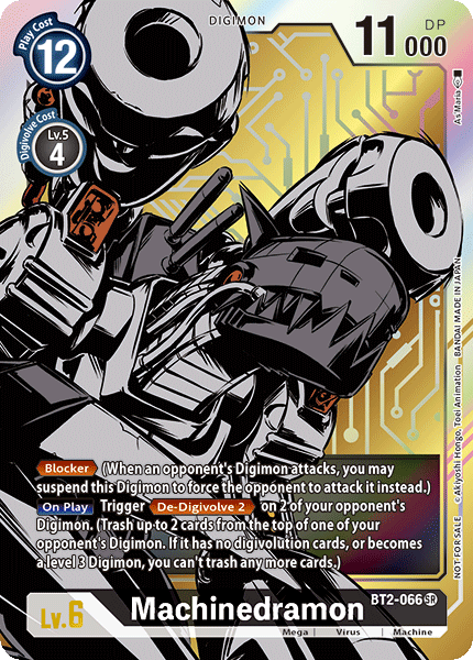Machinedramon [BT2-066] (Alternate Art) [Release Special Booster Ver.1