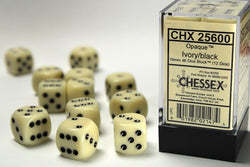 Chessex 16mm d6 Dice Block (12 dice)