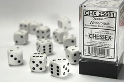 Chessex 16mm d6 Dice Block (12 dice)
