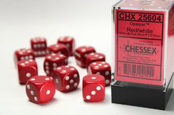 Chessex 16mm d6 Dice Block (12 dice)