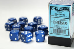 Chessex 16mm d6 Dice Block (12 dice)