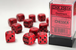 Chessex 16mm d6 Dice Block (12 dice)