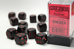 Chessex 16mm d6 Dice Block (12 dice)