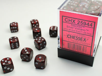 Chessex 12mm d6 Dice Block (36 dice)