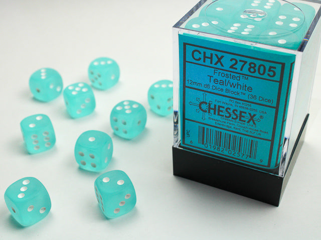 Chessex 12mm d6 Dice Block (36 dice)