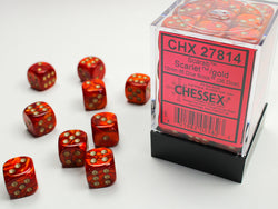 Chessex 12mm d6 Dice Block (36 dice)