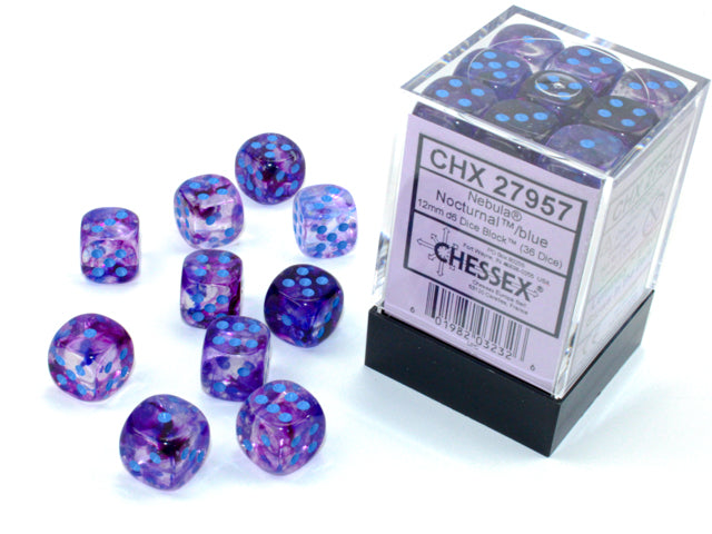 Chessex 12mm d6 Dice Block (36 dice)
