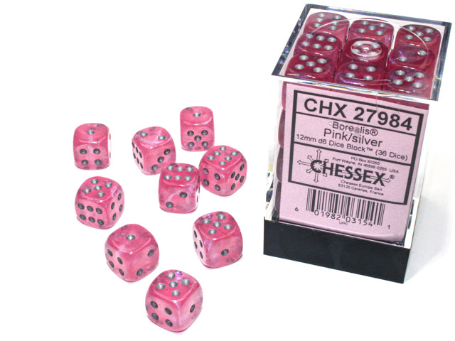 Chessex 12mm d6 Dice Block (36 dice)