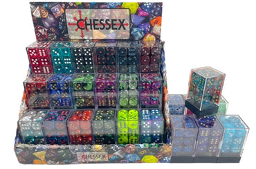 Chessex 16mm d6 Dice Block (12 dice)