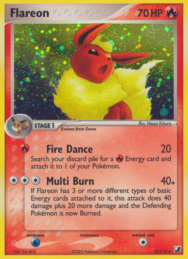 Flareon (5/115) [EX: Unseen Forces]