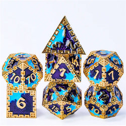 Foam Brain - RPG Dice Set - Metal