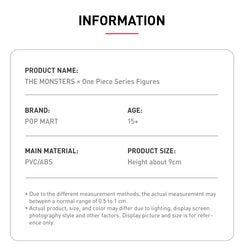 THE MONSTERS x One Piece Series Figure Blind Box (sealed case)