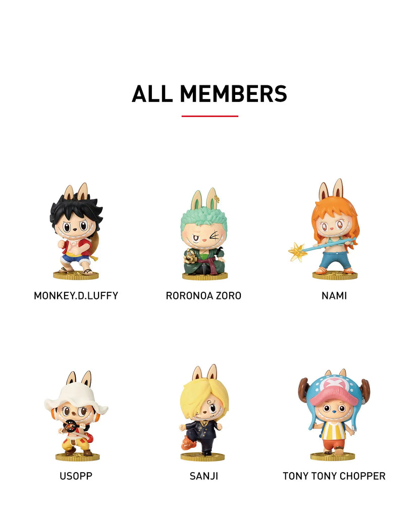 THE MONSTERS x One Piece Series Figure Blind Box (sealed case)