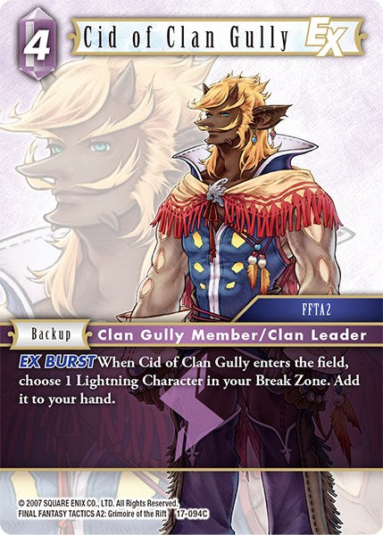 Cid of Clan Gully EX [Rebellion's Call]