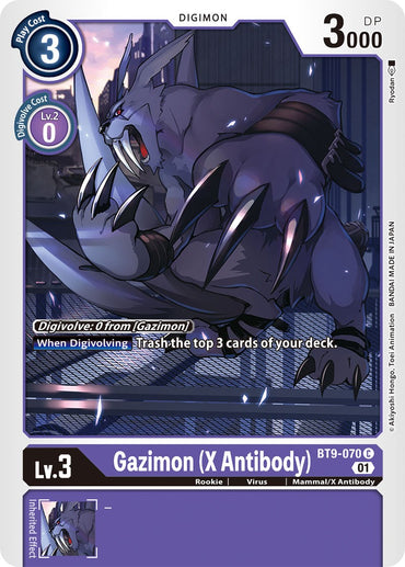 Gazimon (X Antibody) [BT9-070] [X Record]