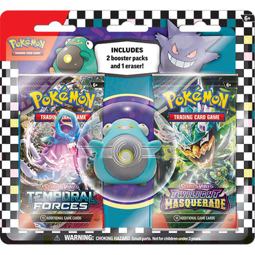 Pokemon TCG: Back to School 2024 Eraser Blister (2 types)