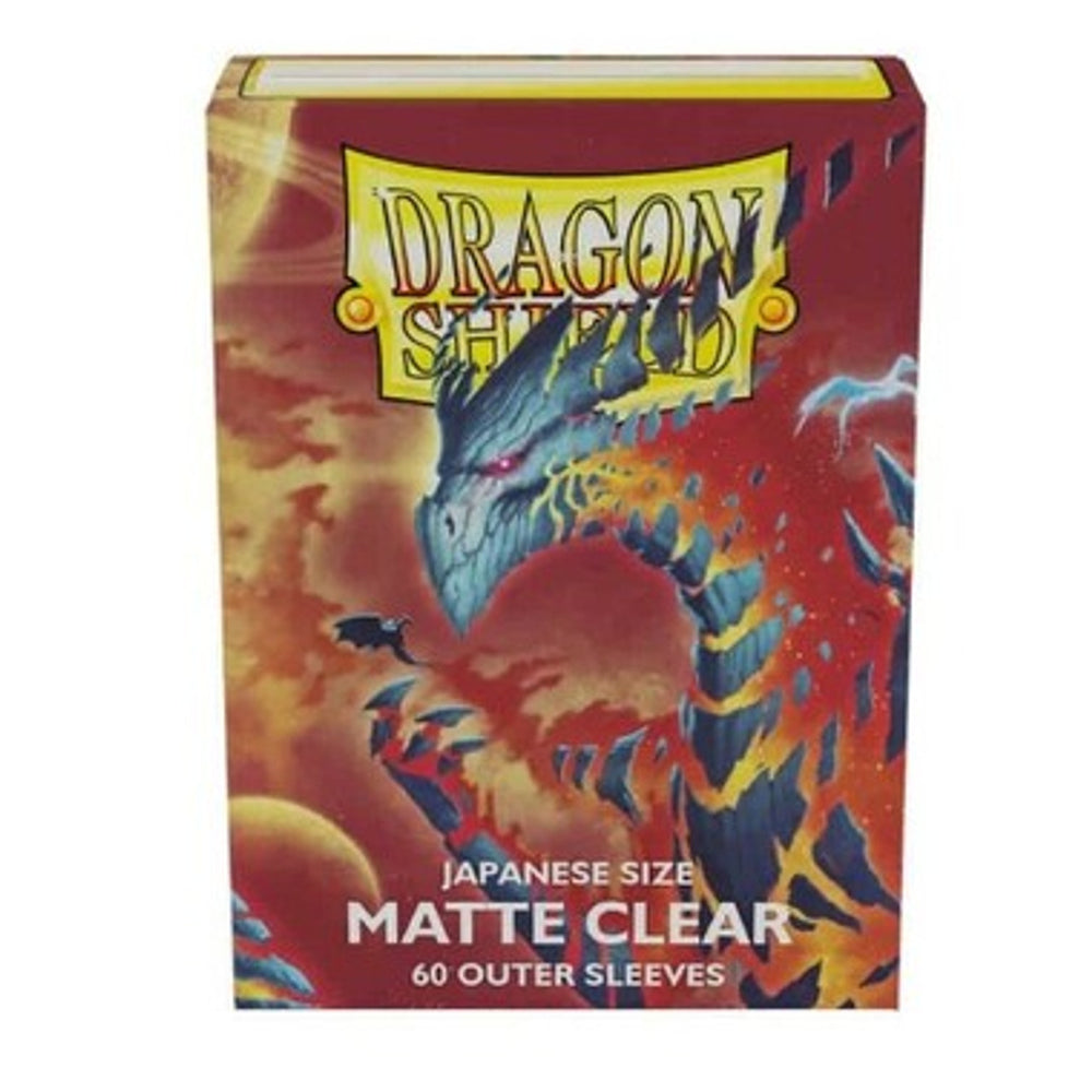 Dragon Shield: Clear Matte - Japanese Size Outer Sleeves (60ct)