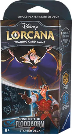 Disney Lorcana: Rise of the Floodborn Starter Deck (Amber & Sapphire) - Rise of the Floodborn