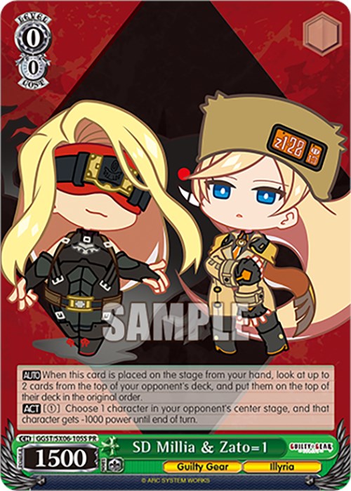 SD Millia & Zato=1 (GGST/SX06-105S PR) (Foil) [Guilty Gear -Strive-]