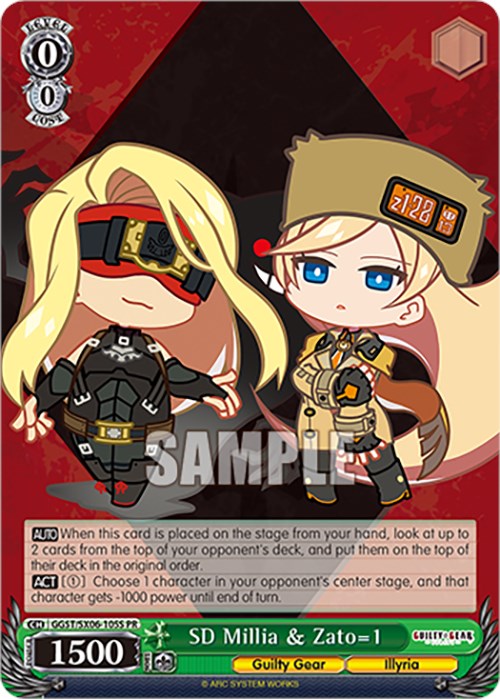 guilty gear strive zato SD Millia & Zato=1 (GGST/SX06-105S PR) (Foil) [Guilty Gear -Strive-]