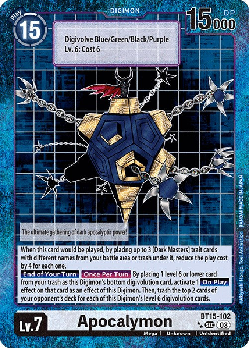 Apocalymon [BT15-102] (Special Edition Alternate Art) [Exceed Apocalyp