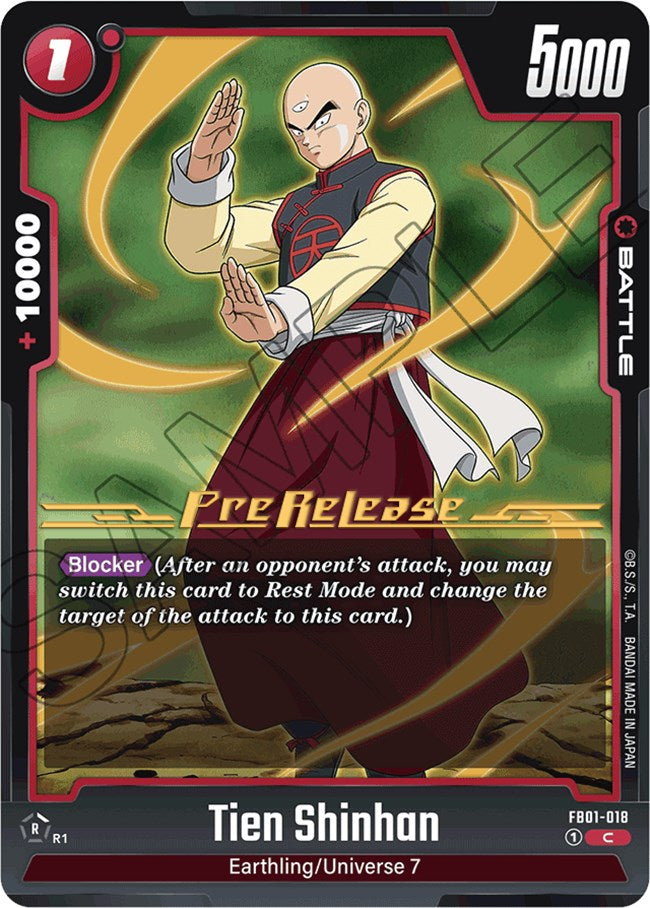 Tien Shinhan (FB01-018) [Awakened Pulse Pre-Release Cards]