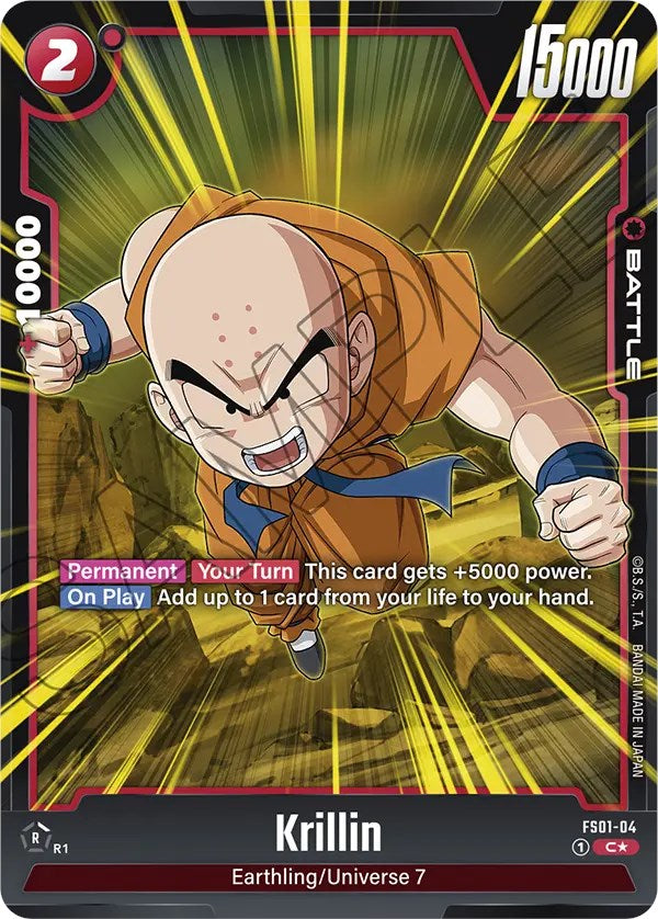 Krillin (Bonus Pack Alternate Art) [Starter Deck: Son Goku]