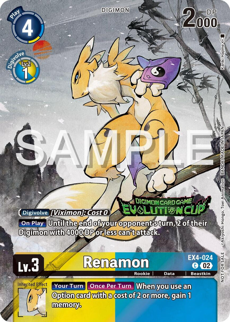 Renamon [EX4-024] (2024 Evolution Cup) [Alternative Being Booster Prom