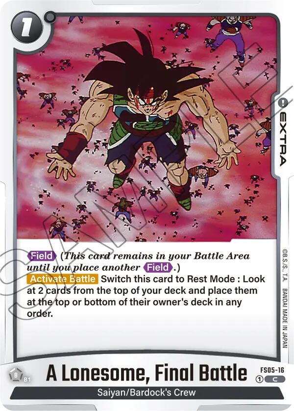 A Lonesome, Final Battle [Starter Deck: Bardock]