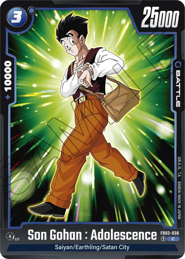 Son Gohan : Adolescence (FB03-038) [Raging Roar]