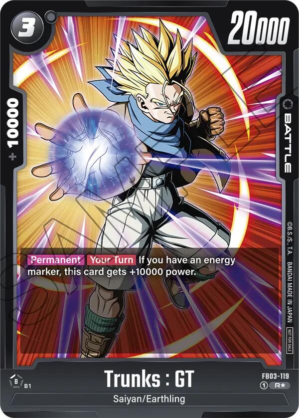 Trunks : GT (FB03-119) (Championship Pack 02) [Fusion World Tournament Cards]