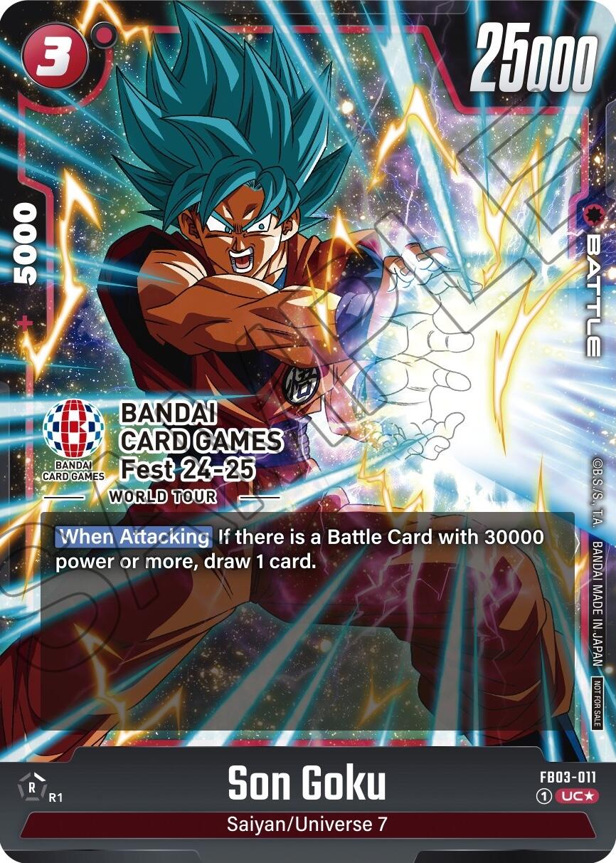 Son Goku (FB03-011 - BANDAI Card Games Fest 23-24 World Tour) [Fusion World Promotion Cards]