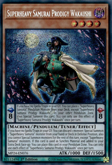 Superheavy Samurai Prodigy Wakaushi [MP24-EN076] Prismatic Secret Rare