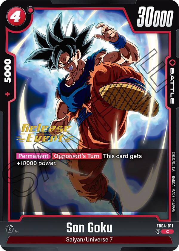 Son Goku (FB04-011) [Ultra Limit Release Event Cards]