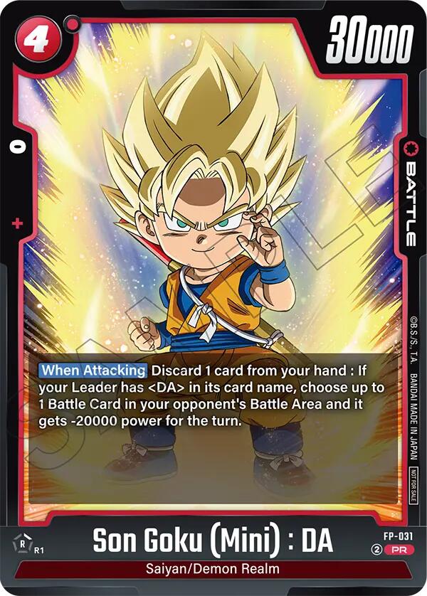 Son Goku (Mini) : DA [Fusion World Promotion Cards]