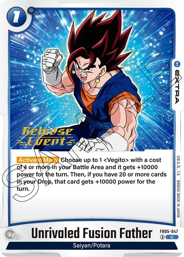 Unrivaled Fusion Father [New Adventure Release Event Cards]