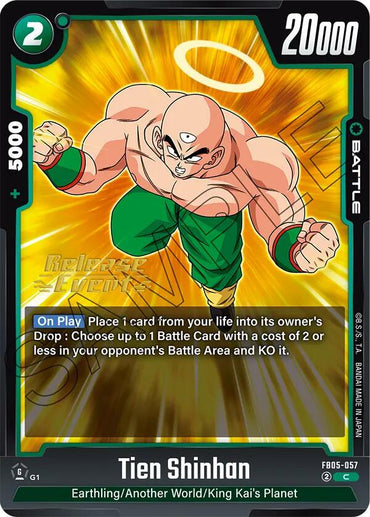 Tien Shinhan (FB05-057) [New Adventure Release Event Cards]