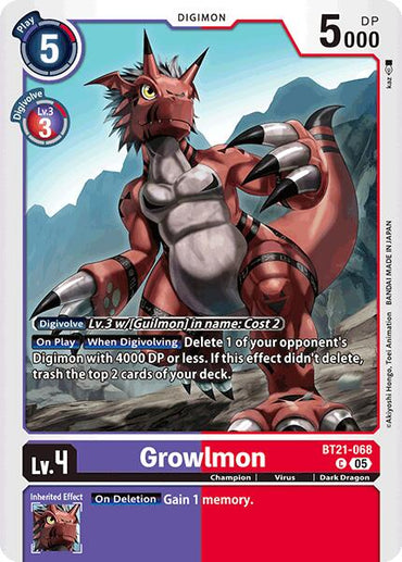 Growlmon [BT21-068] [World Convergence]