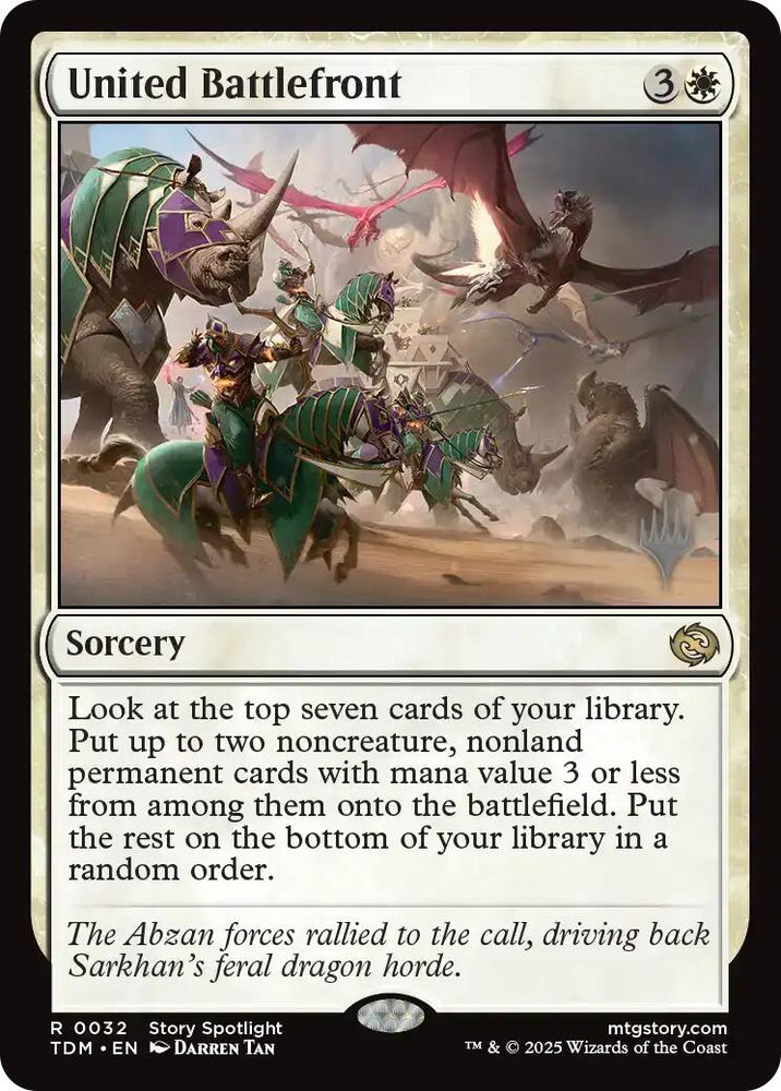 United Battlefront (Promo Pack) [Tarkir: Dragonstorm Promos]