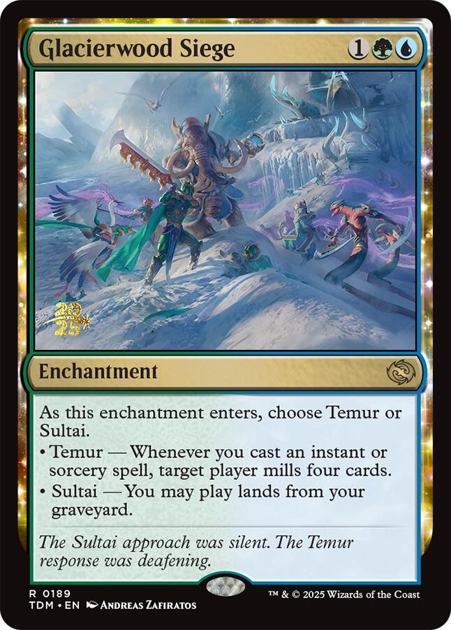 Glacierwood Siege [Tarkir: Dragonstorm Prerelease Cards]