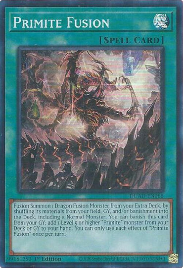 Primite Fusion [DUAD-EN065] Super Rare