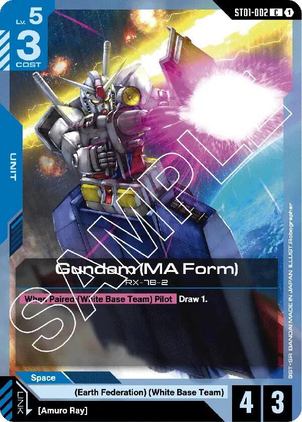 Gundam (MA Form)[Starter Deck 01: Heroic Beginnings (ST01)]