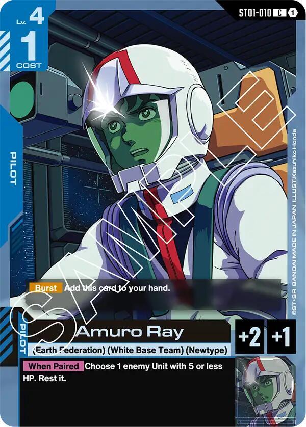 Amuro Ray [Starter Deck 01: Heroic Beginnings (ST01)]