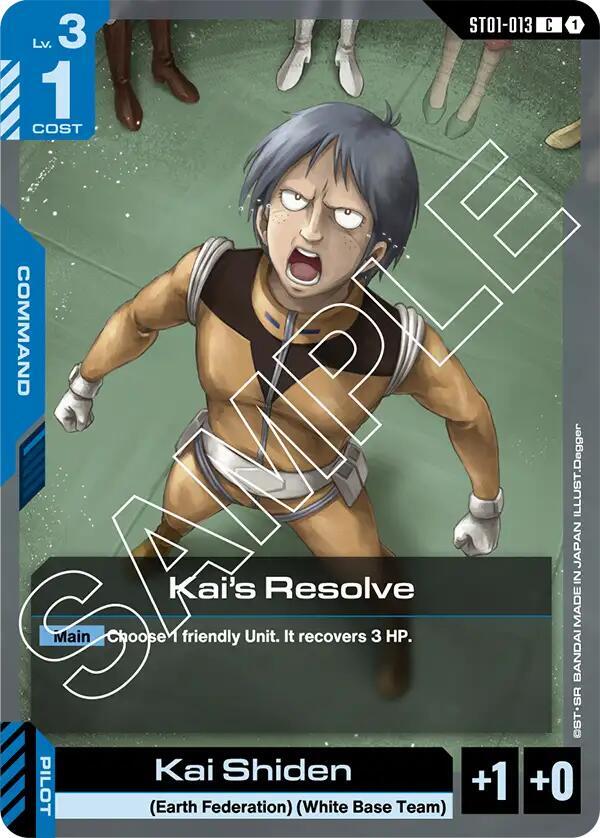 Kai's Resolve [Starter Deck 01: Heroic Beginnings (ST01)]