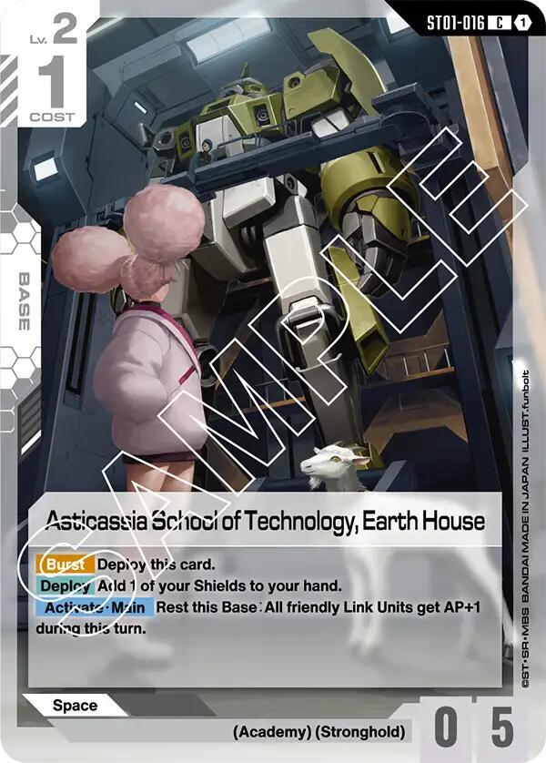 Asticassia School of Technology, Earth House [Starter Deck 01: Heroic Beginnings (ST01)]