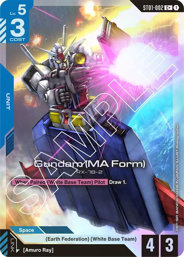 Gundam (MA Form) (C+)[Starter Deck 01: Heroic Beginnings (ST01)]