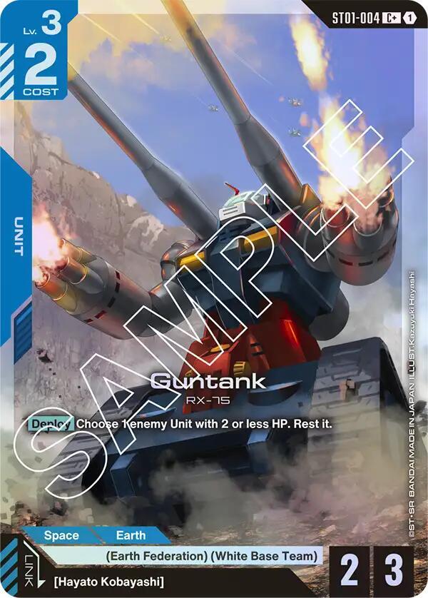 Guntank (C+) [Starter Deck 01: Heroic Beginnings (ST01)]