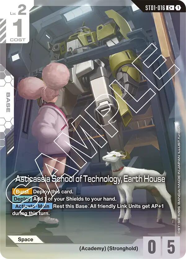 Asticassia School of Technology, Earth House (C+) [Starter Deck 01: Heroic Beginnings (ST01)]