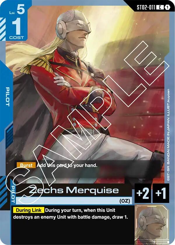 Zechs Merquise [Starter Deck 02: Wings of Advance (ST02)]