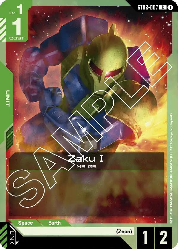 Zaku I [Starter Deck 03: Zeon's Rush (ST03)]